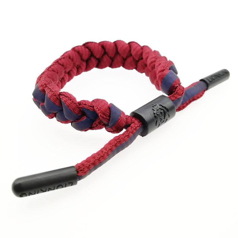 Bracelet Shoelace Woven Holographic Reflective Couple Bracelet Men's and Women's Bracelet