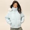 Men Women Cotton-padded Coat Women's Winter Hooded Parkas Fur Collar Thicken Warm Outerwear Cotton Coat Male Outdoor Parkas