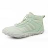 Five-finger Outdoor Cotton Shoes Non-slip and Wear-resistant Hiking Shoes Warm High-top Wool Boots for Men and Women To Keep Out the Cold
