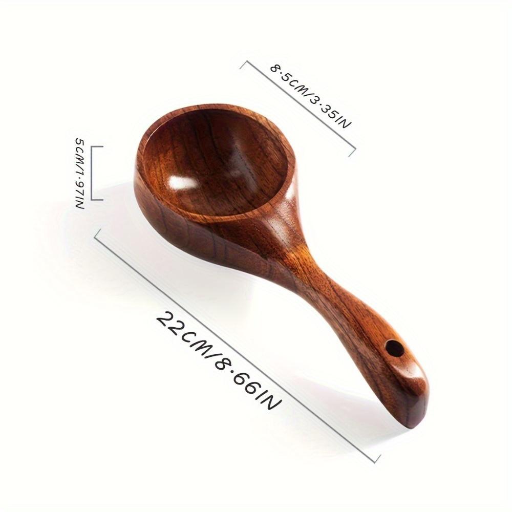 1pc Spoon with Short Handle - Perfect for Measuring, Scooping, and Serving Grains, Flour, and Soup