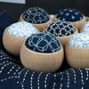 Recessed Structure Wooden Pin Cushion Base Needle Cushion Holder  Embroidery Accessories