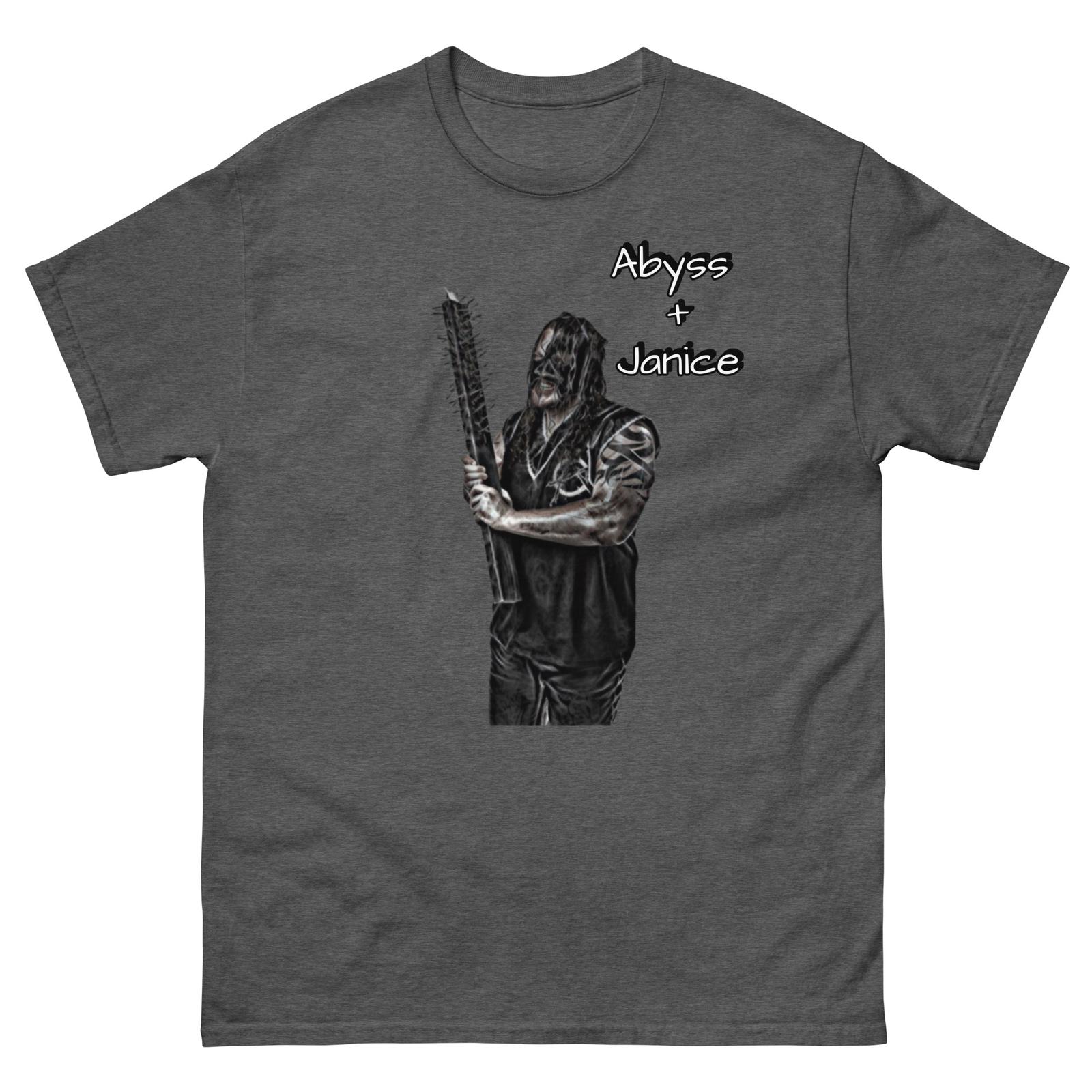 Футболка TNA Wrestling Abyss, Классические футболки про-рестлинга, Унисекс, Abyss и Janice 4XL