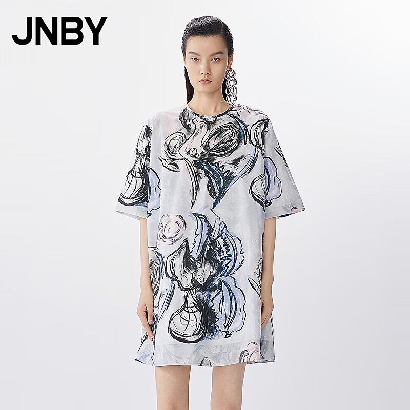 

JNBY 2025 Summer A-line Mid-sleeve Dress M