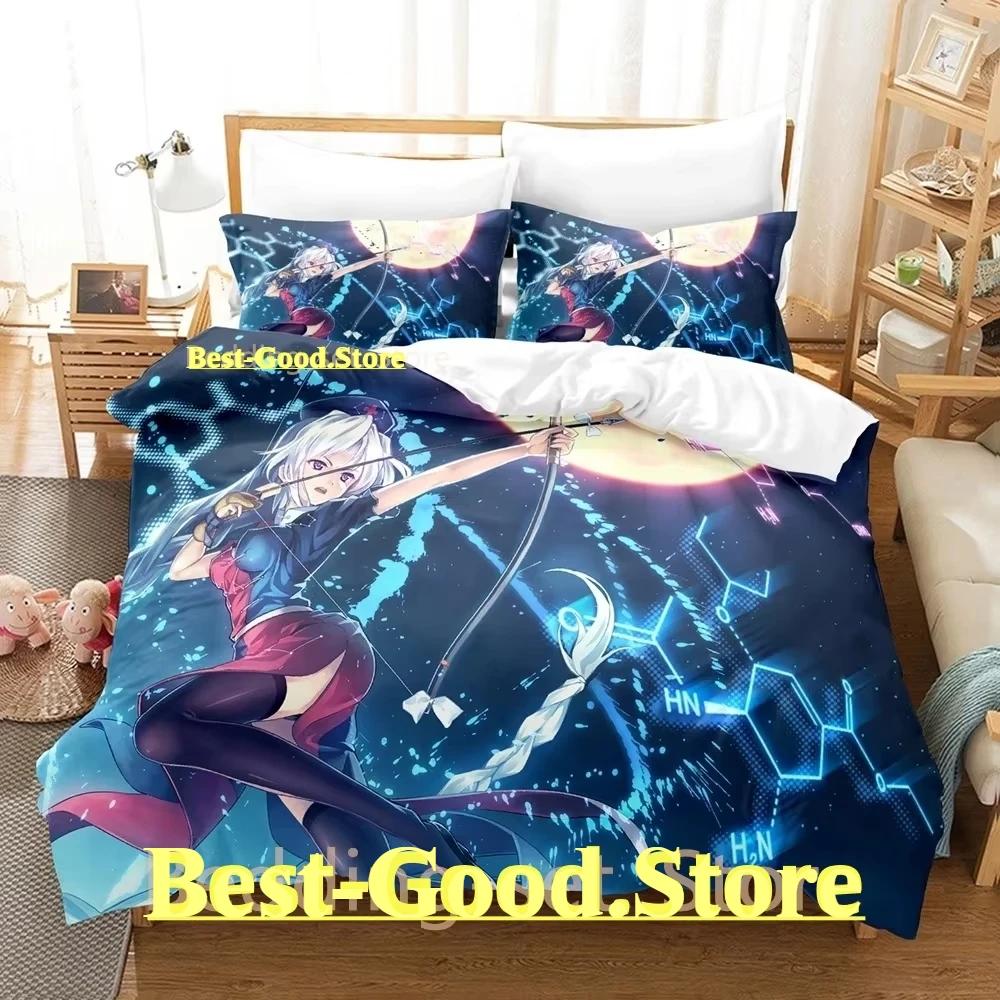 Eirin Yagokoro Bedding Set Single Twin Full Queen King Size Bed Set Adult Kid Bedroom Duvetcover Sets 3D Anime Bed Sheet Set