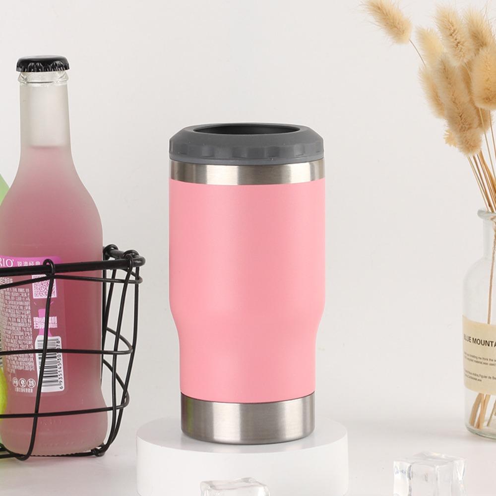 14oz Beer Thermal Insulation Mug Stainless Steel Insulated Cup Beer Cooler Mug  Car Mounted