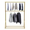 Stylish 2-Tier Garment Rack, Apparel Organizer, Clothing Display Stand for Boutique, Home, or Closet, Freestanding Apparel Rack