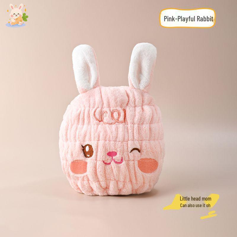 

Children s Super Absorbent Quick-Dry Hair Towel Cap for Girls - Cute, Thickened, 2024 New Design Regular