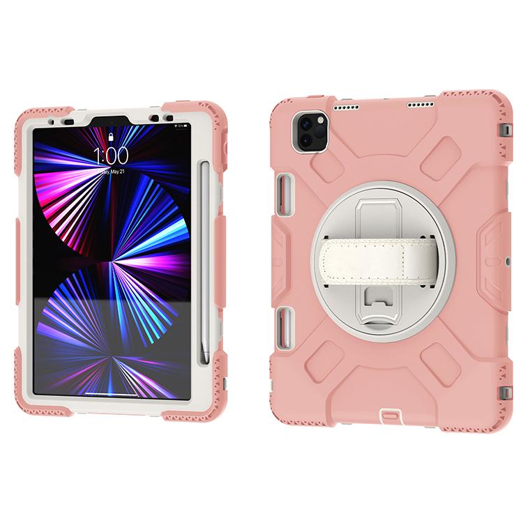 Custom Logo New 360 Full Cover Robot Heavy Duty Defender Shockproof Kids Stand Tablet Case for Ipad Pro 11 Inch