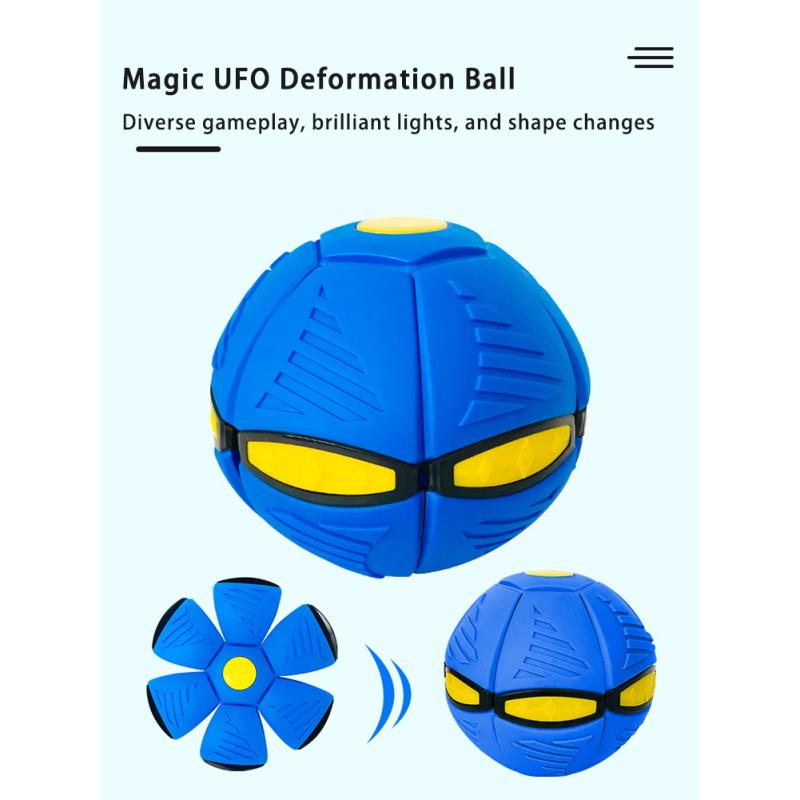 Disco voador mágico bola Ufo bola de arremesso plana bola de disco brinquedo esportivo interativo para pais e filhos ao ar livre