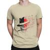 Harajuku TShirt Beach Skeleton Smoking Leisure T Shirts Cotton Tshirt for Couple Y2K Classic Printed Short Sleeve Tees