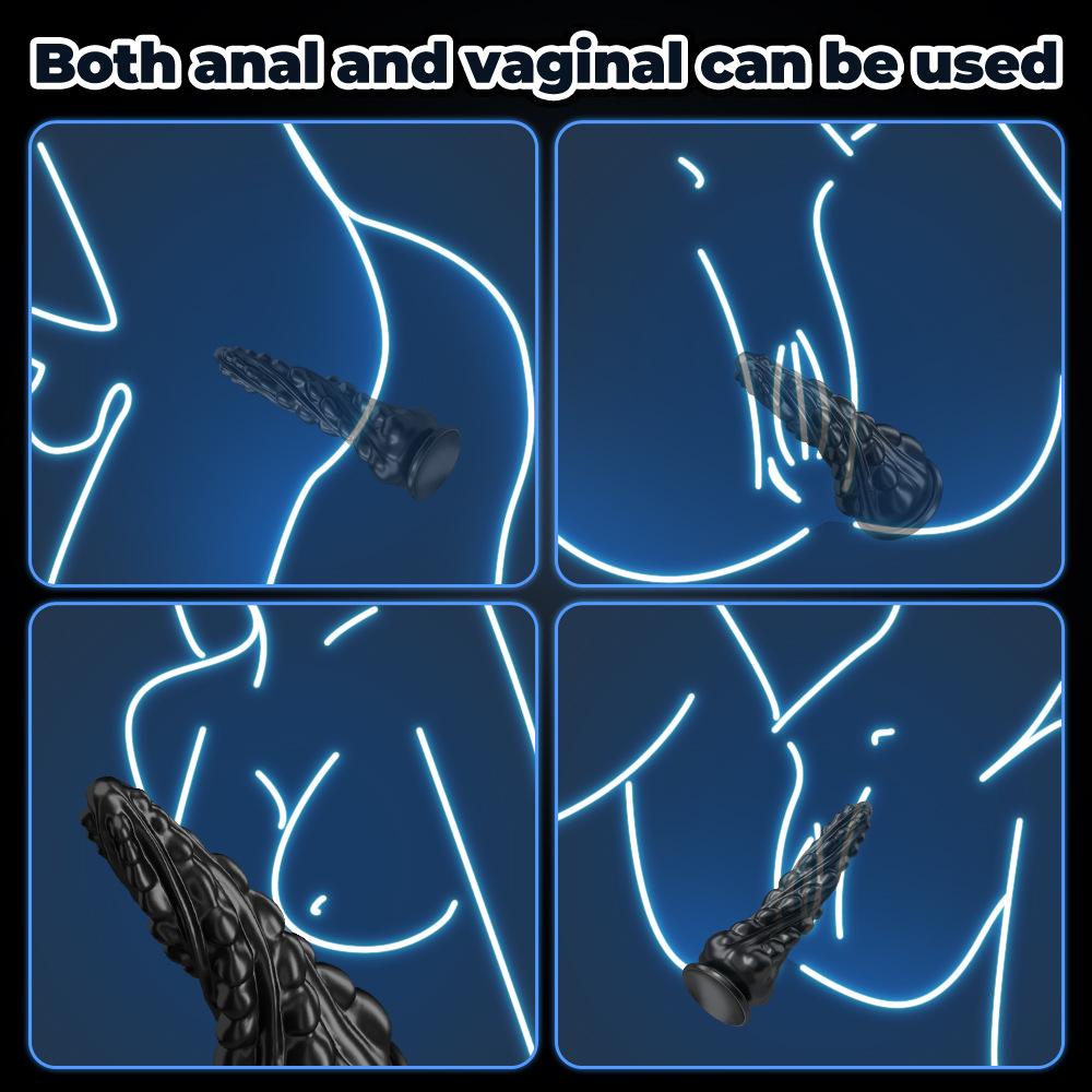 Twisted Beads Anal Plug, Smooth, Soft for Anal/Vaginal Play, Easy - Clean Design with Two Sizes for Beginners & Pros