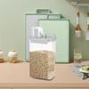 Pantry Stackable Storage Organizer Silicone Seal with Lid Leakproof Canister Vacuum Storage Airtight Jar for Nuts Flour Cereal