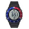 Relógio Masculino Multifuncional Digital Pulseira de Resina Luneta Pepsi Quartzo AE-1700H-1A2V 100M
