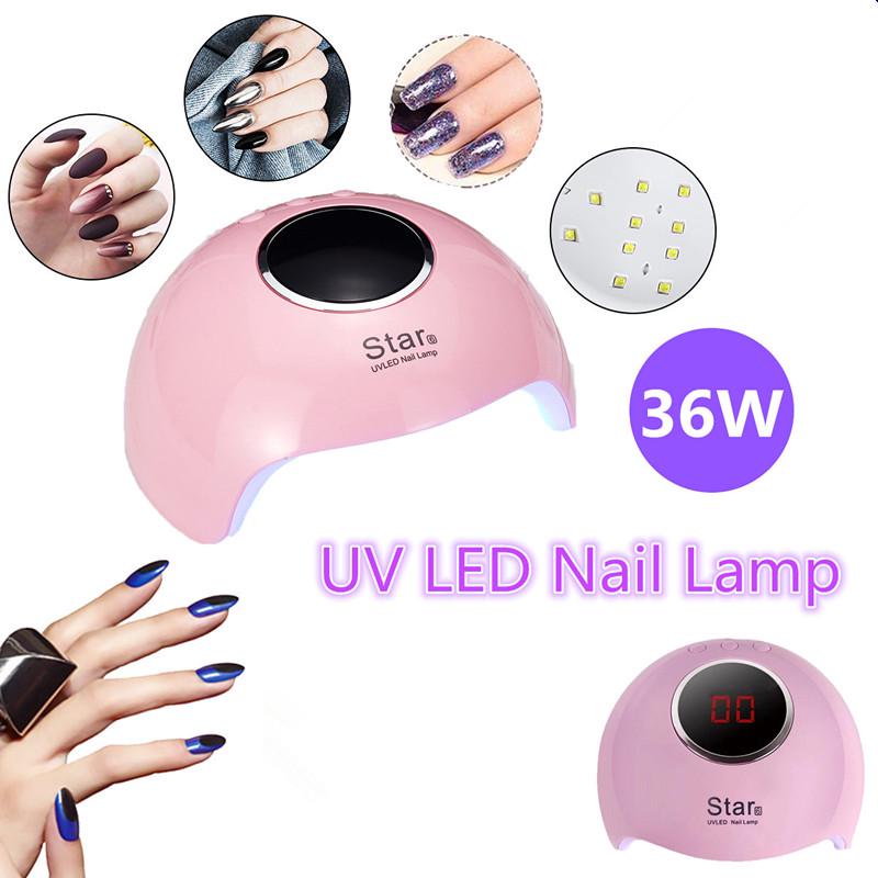 Uv Lampe Nägel Günstig Kaufen SUN 5X Plus UV LED Lampe für Nägel Trockner 36W Eislampe für Maniküre