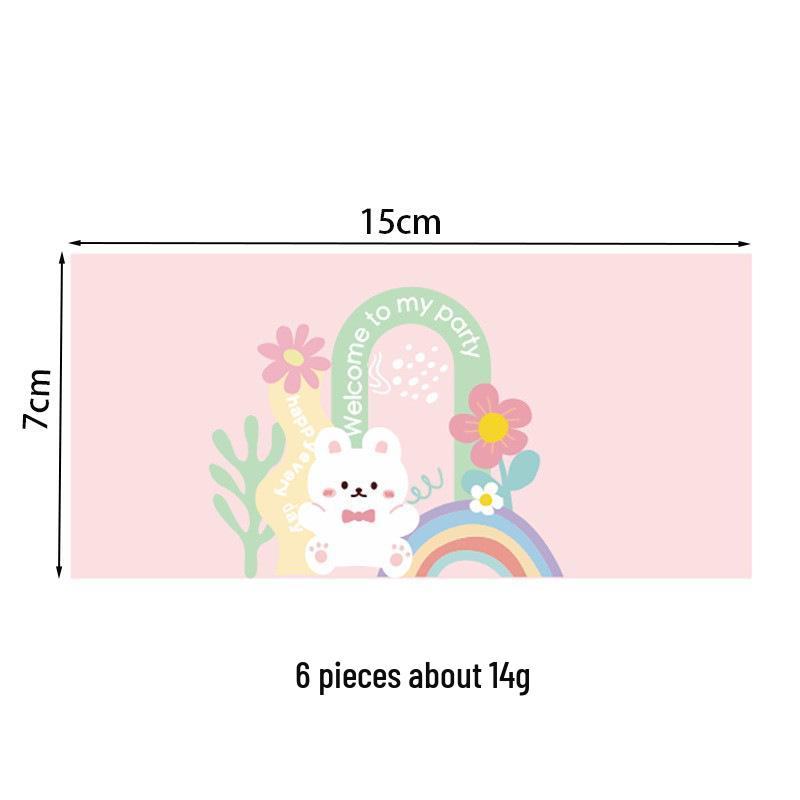 Pale Green Rabbit Cake Toppers for First Birthday or Full Moon Celebrations