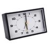 Analog Alarm Clock Quiet Battery Operated Plastic Minimalist Desk Analog Clock for Living Room Bedroom