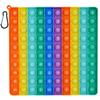Fuushspoy Push Pop Toy Hiragana and Katakana Learning Bubble Popper Stress Relief Toddler Autism Soothing Board Game Bath Toy Children's Birthday Gift
