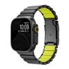 רצועת סיליקון מגנטית מטיטניום לשעון Apple Watch Ultra 3/2 49 מ"מ סדרה 11 10 46 מ"מ רצועת מתכת ל-Iwatch 9 8 7 45 מ"מ 6 SE 5 44 מ"מ