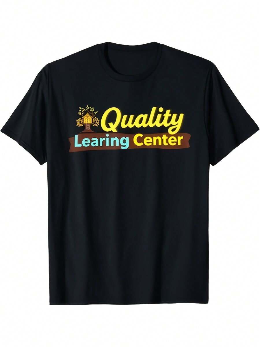 Quality Learning Center T-Shirt Educational Institutions Logo Clothing Unisex T-Shirt-Comfortable And S разноцветный