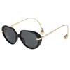 Women's Oversized Retro Sunglasses - UV Protection, Face Slimming, High-End Style