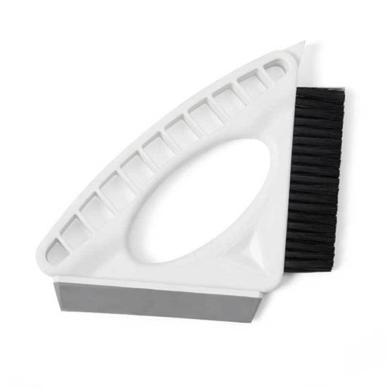 Cleaning Brush Triangular Brush Head Design Lightweight Ergonomic Handle Door Gap Brush Corner Cleaning