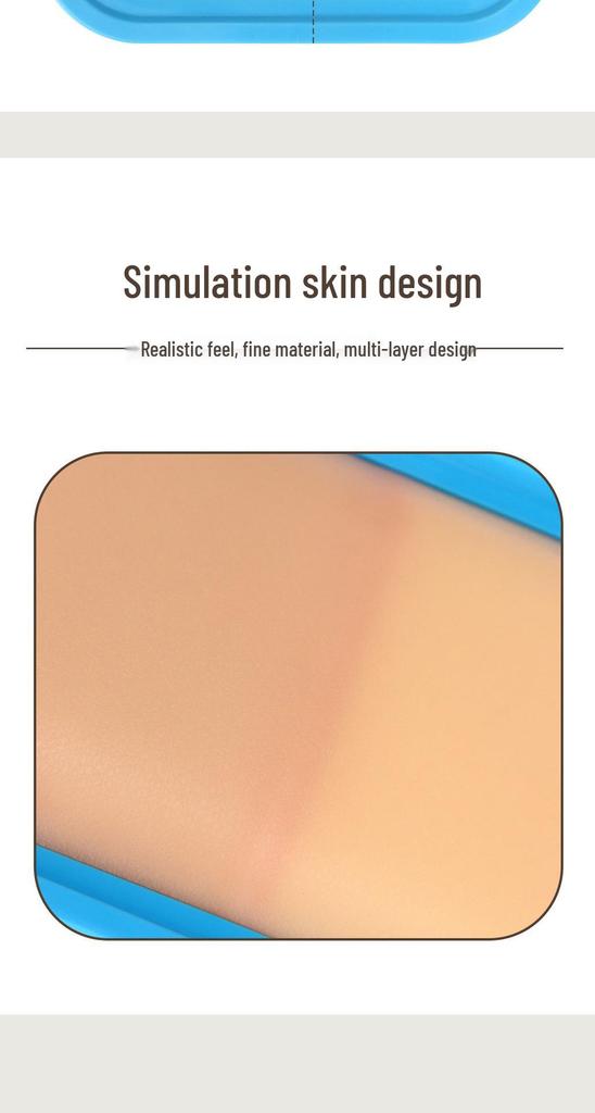 Beginner Acupuncture Student Practice Kit with Simulation Skin Model