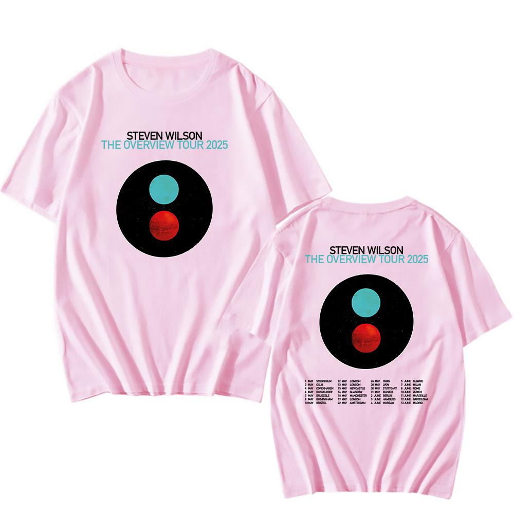 Steven Wilson The Overview Tour 2025 T-shirt New Fashion Graphic Print Tshirt Cotton Men Women Summer T Shirt Unisex Streetwear