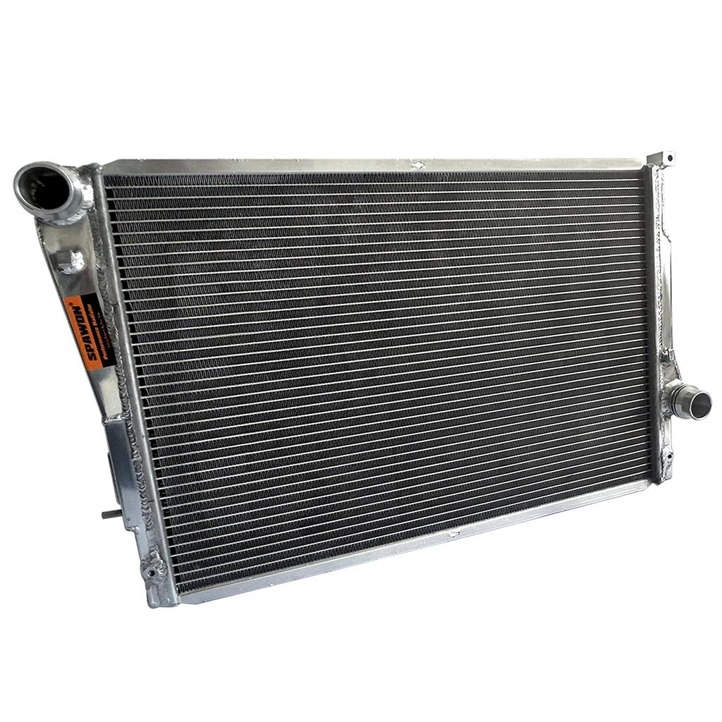 3 Rows SPAWON Full Aluminum Car Radiator For 2001-2006 BMW M3 E46 Coupe 3.2L L6 Manual MT 2627 OEM 17102228941