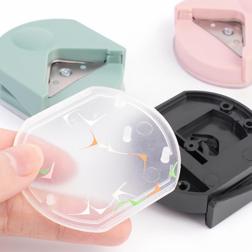 Paper Cutter Radius Rounded Paper Hole Cutting Machine For Plastic Sealed Film Photos Loose Leaf Curved Photo Cutter Stationery