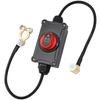 Top Post Battery Disconnect Switch, 100A 12-32V On/Off, Waterproof Heavy-Duty Battery Disconnect Switch with 8AWG Wire for Cars, Vehicles, RVs, and