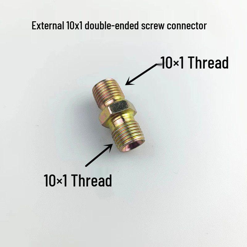 Copper and Iron Grease Nipple Extension Tubes - Threaded Straight & Bend Connectors for Oil Pipes