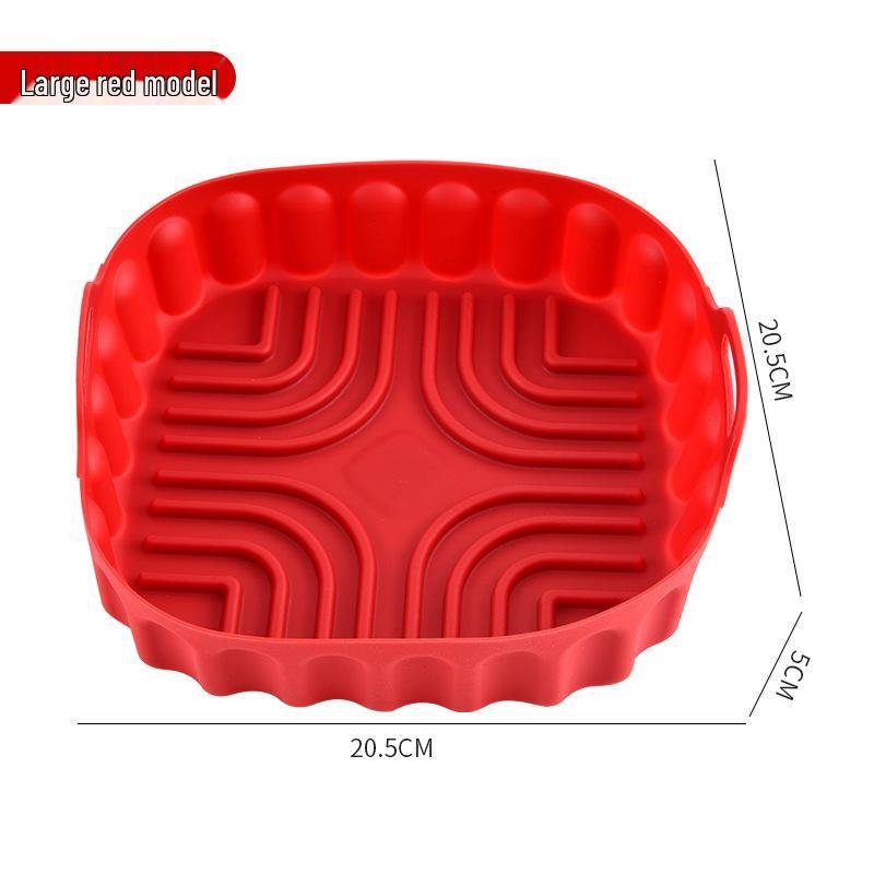 High-Temperature Resistant Silicone Air Fryer Baking Tray and Cake Mold