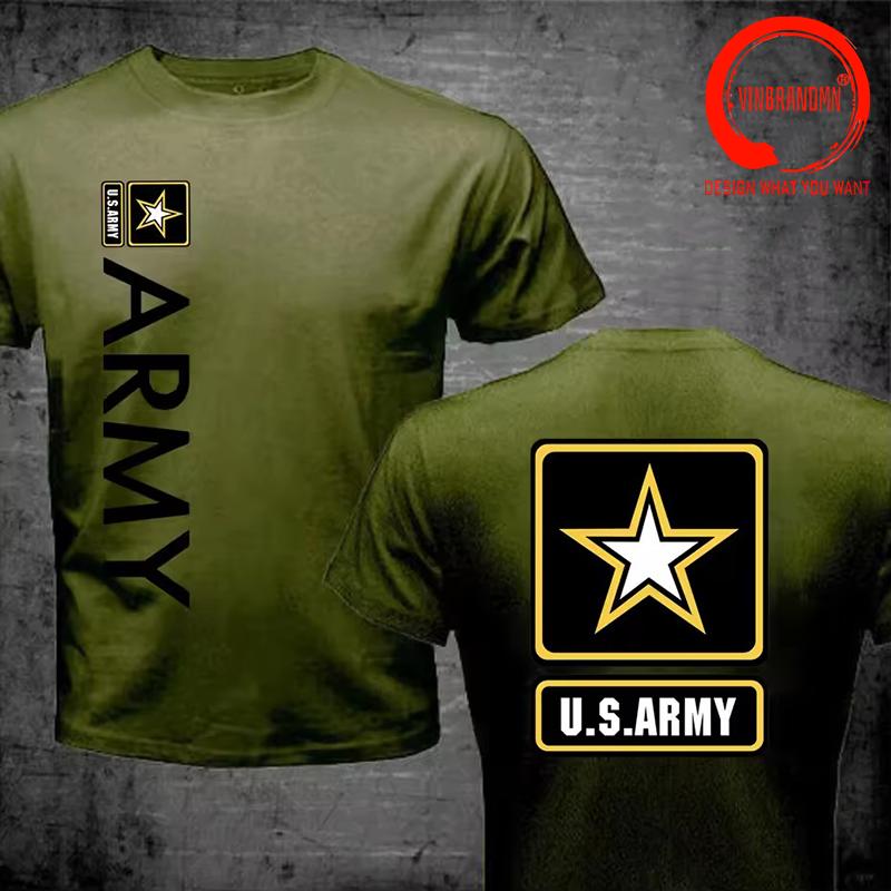 Us Army T Shirt Unisex Unisex Us Military Fashion Trendy Casual Clothing Stylish Hiphoptops Tee Shirt Leisure Tshirt Unisexs Tshirts