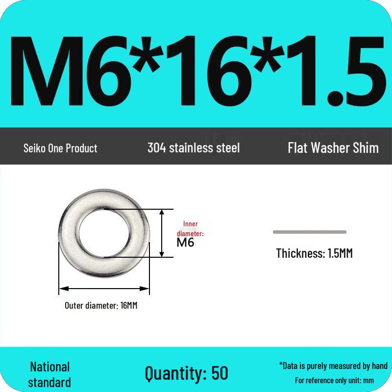 Ultra-thin 304 Stainless Steel Flat Washer Gasket