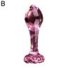 Yousheng 12mm Glass Butt Plug Anal Bead Fake Penis Dildo Adult Sex Toy for Women Men