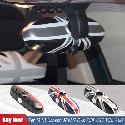 El negro para MINI Cooper F54 F56 F55 F57 F60 cubierta para espejo retrovisor del coche carcasa Hatchback PC plástico moda Auto