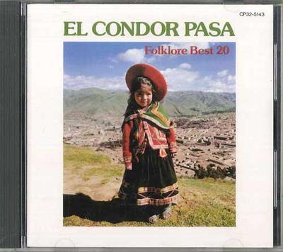 CD VARIOUS  Folklore Best 20 El Condor Pasa CP325143 TOSHIBA EMI Japan CountryFolk Used