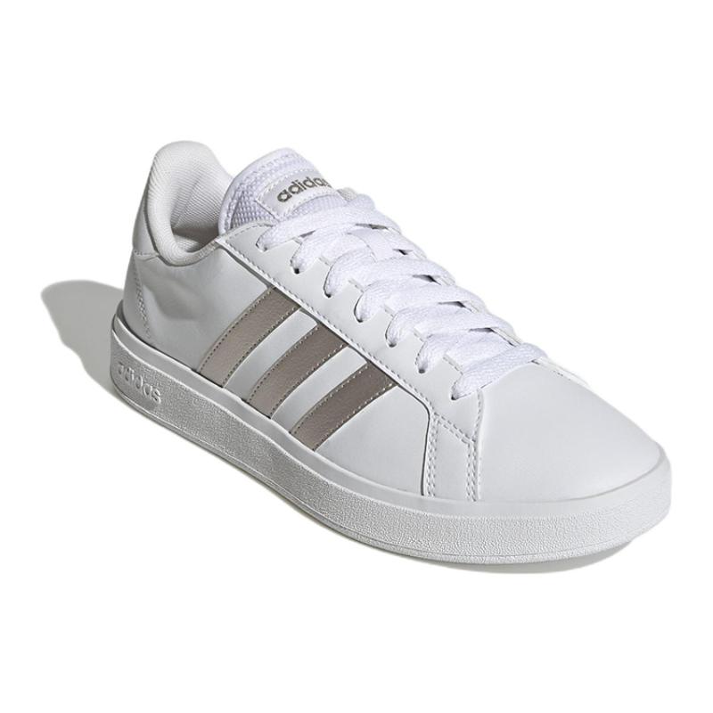 Adidas Neo Grand Court 'White Platinum Metallic' Women's Sneakers GW9263