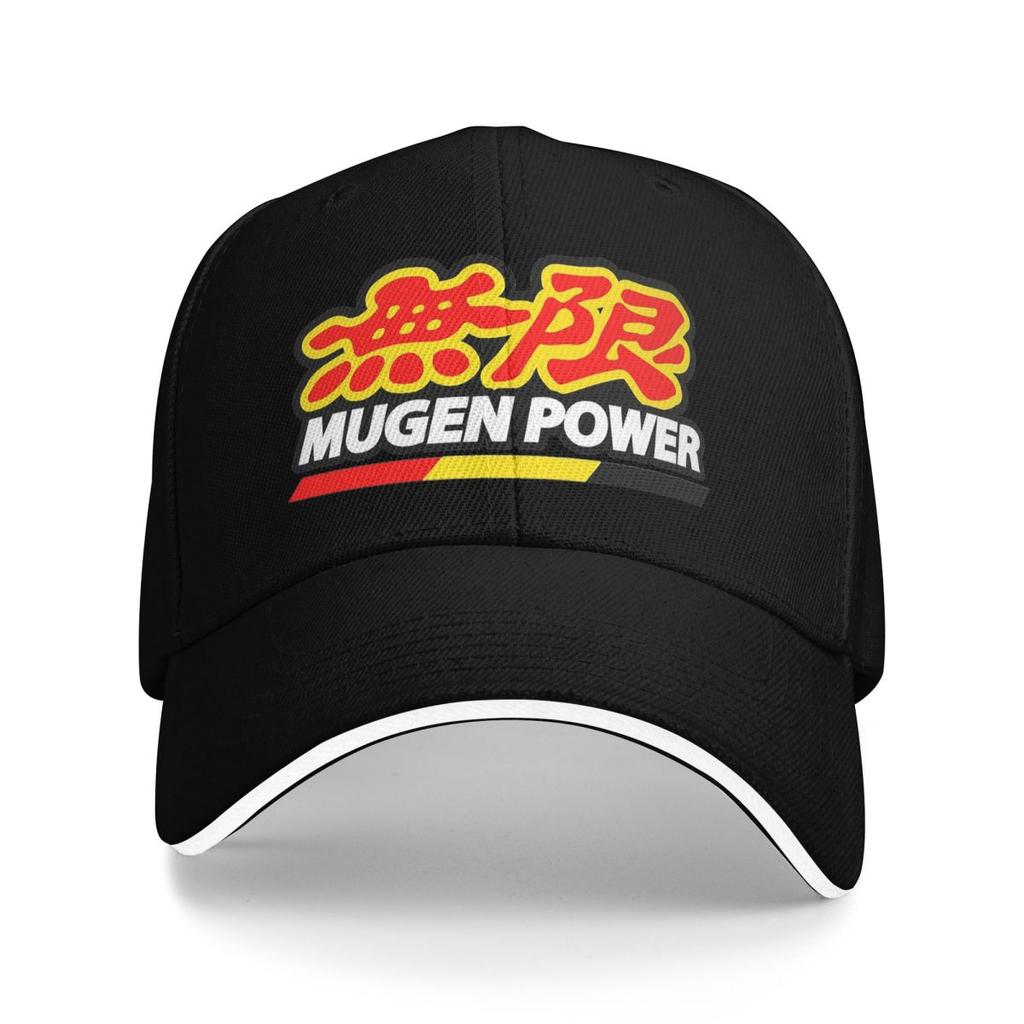 Unisex Baseball Hats Mugen Power Racing Logo Outdoor Streetwear Summer Sports Baseball Caps Hip Hop Cap Casquette Hats
