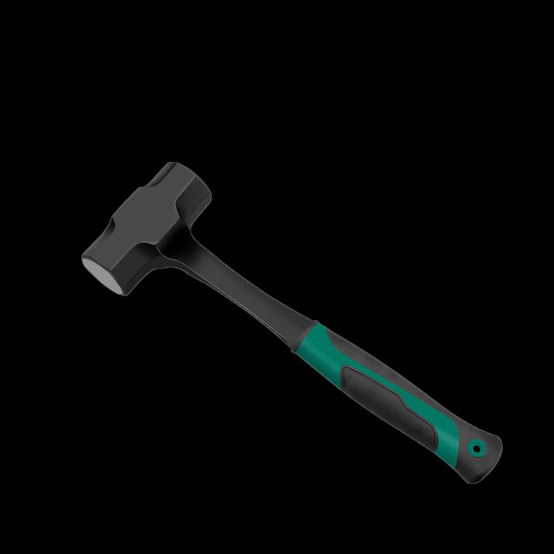 3 lb Green Fiberglass Handle Octagonal Hammer