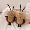 18CM Cute Cockroach Stuffed Animal Toy Soft Fluffy Doll for Kids Cute Hug Pillow Sleeping Companion Birthday Gift Home Decor