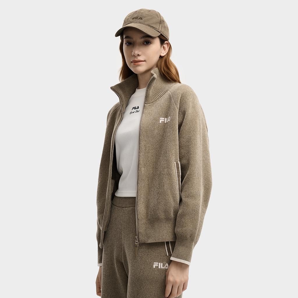 New FILA ORIGINALE Jackets Women's Bean Brown F51W549501FBN