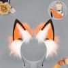 Halloween Fox Ear Headband Fox Tail Set Demon Fox Tail Comic Exhibition cos Props Second Dimensional Fox Ear Beast Ear Headband