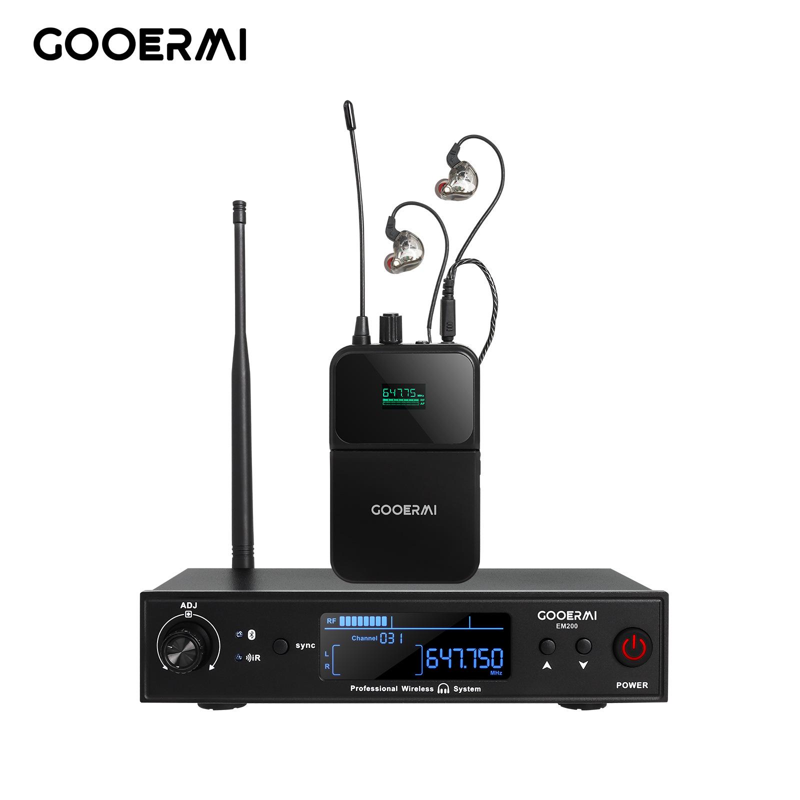 

EM200 UHF Бездротовий внутрішньовушний монітор з Bluetooth для професійних сценічних виступів