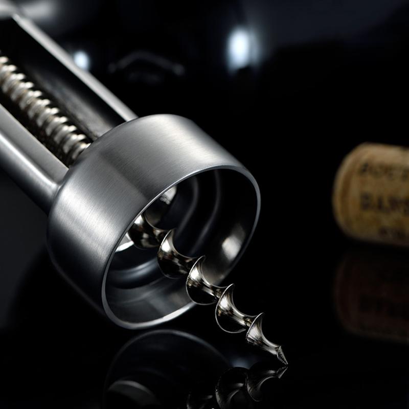 1/3Pcs 304 Stainless Steel Wine Bottle Opener, Leverage Design Corkscrew for Red Wine - Kitchenware Bar Tools