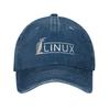 Linux Operating System Tux Penguin Casual Baseball Cap Summer  Trucker Hat Sun Visor Hiking Cap Female Male Vintage Baseball Cap