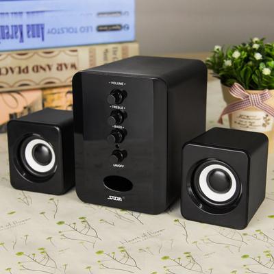 SADA USB Wired Combination Speakers Computer Speakers Bass Stereo Music Player Subwoofer Sound Box