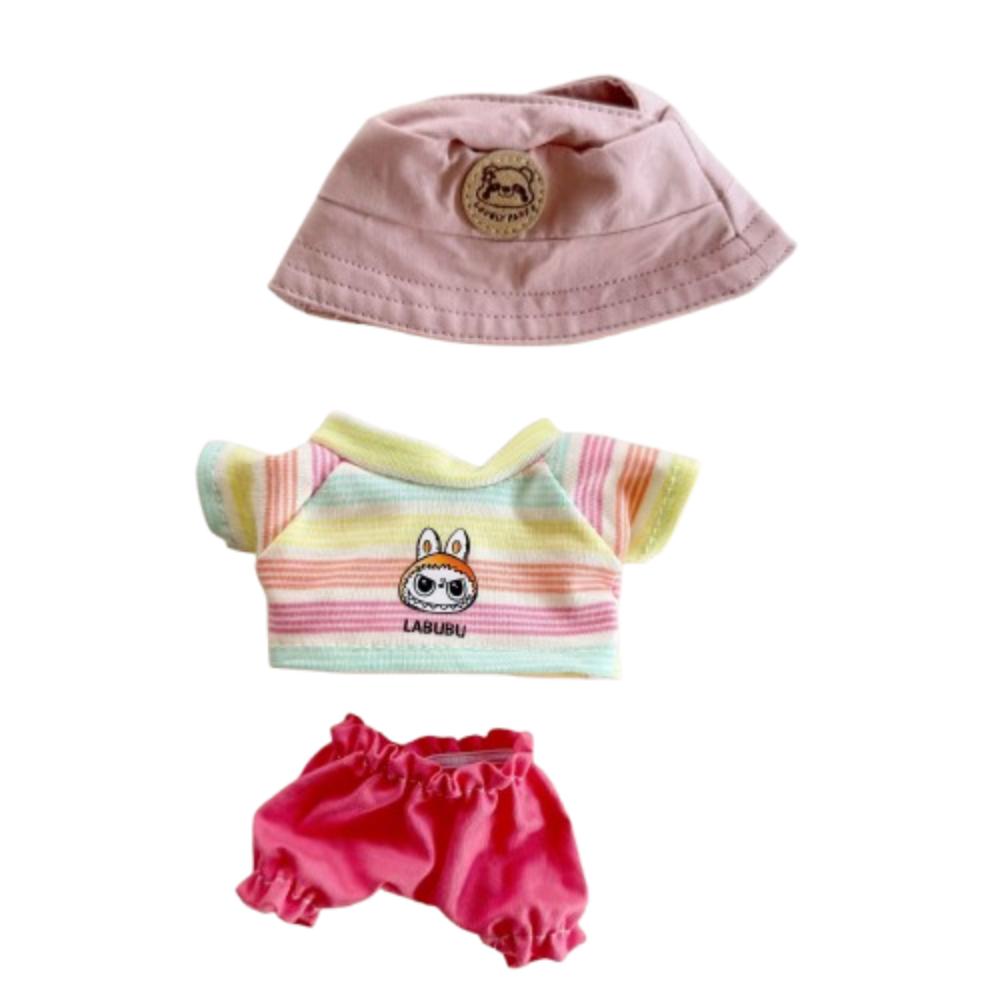 

Колекція 17см Підвіска Лабубу Одяг Набір одягу для ляльки Лабубу Аксесуари для бавовняної ляльки Style 4