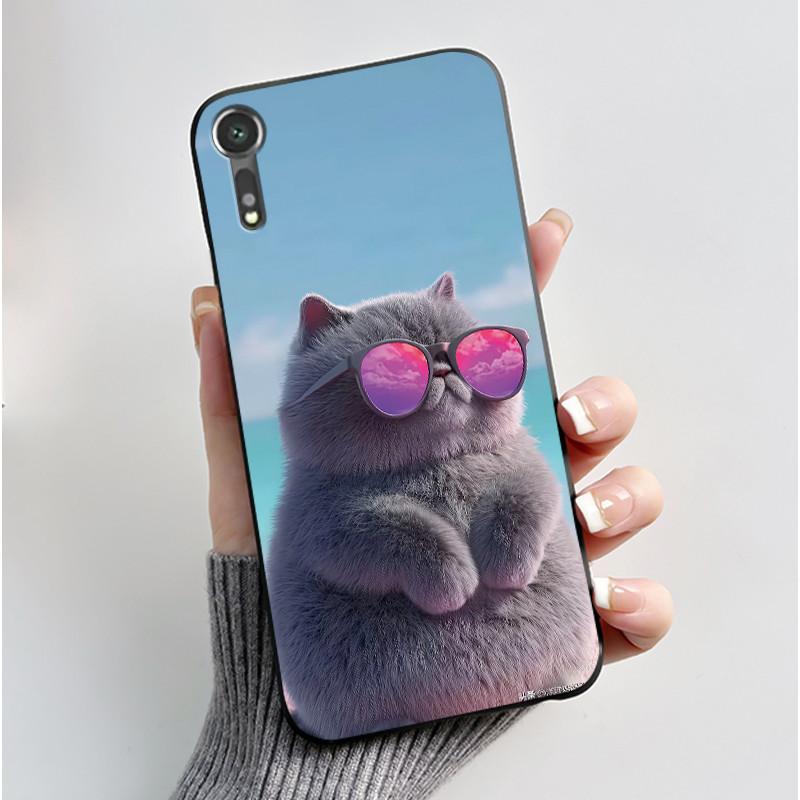 Casing For Sony Xperia XZs XZ XR SOV35 602SO SO-03J Case Matte Black Soft Slim Cover Aesthetic Luxury Cute Cool Boys Girls Shell