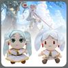 22cm Cute Frieren At The Funeral Plush Toy Cute Cartoon Anime Figure Frieren Plushie Doll Stuffed Anime Periphery Toys Fans Gift